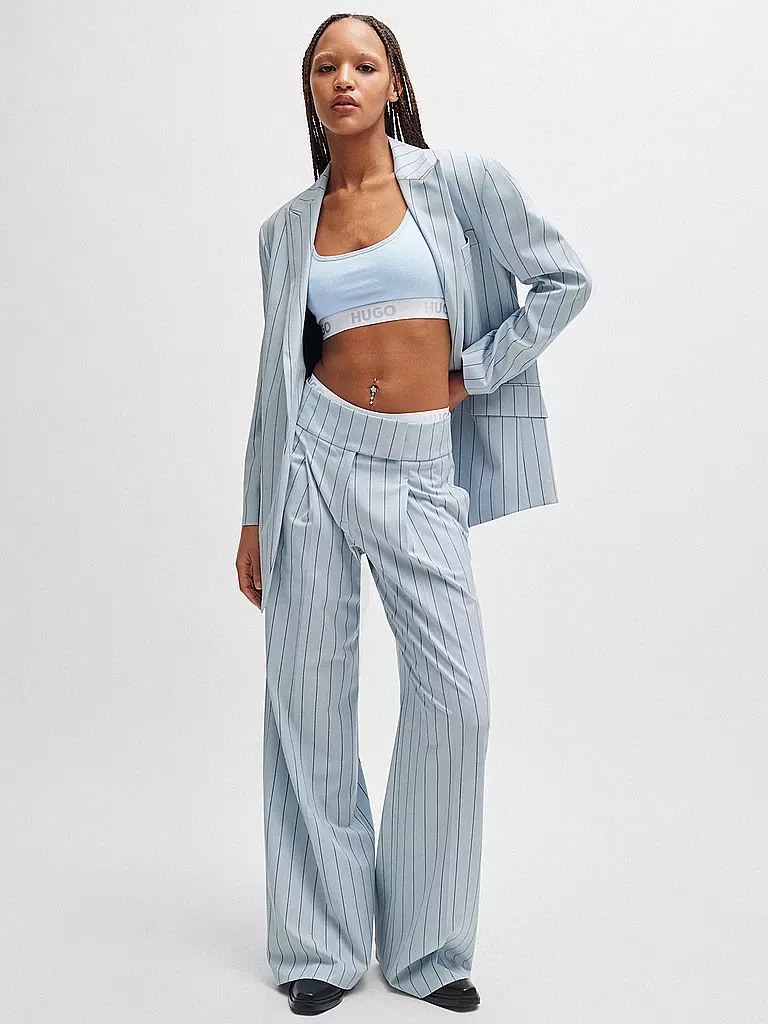 HUGO Marlenehose HASMALLA hellblau