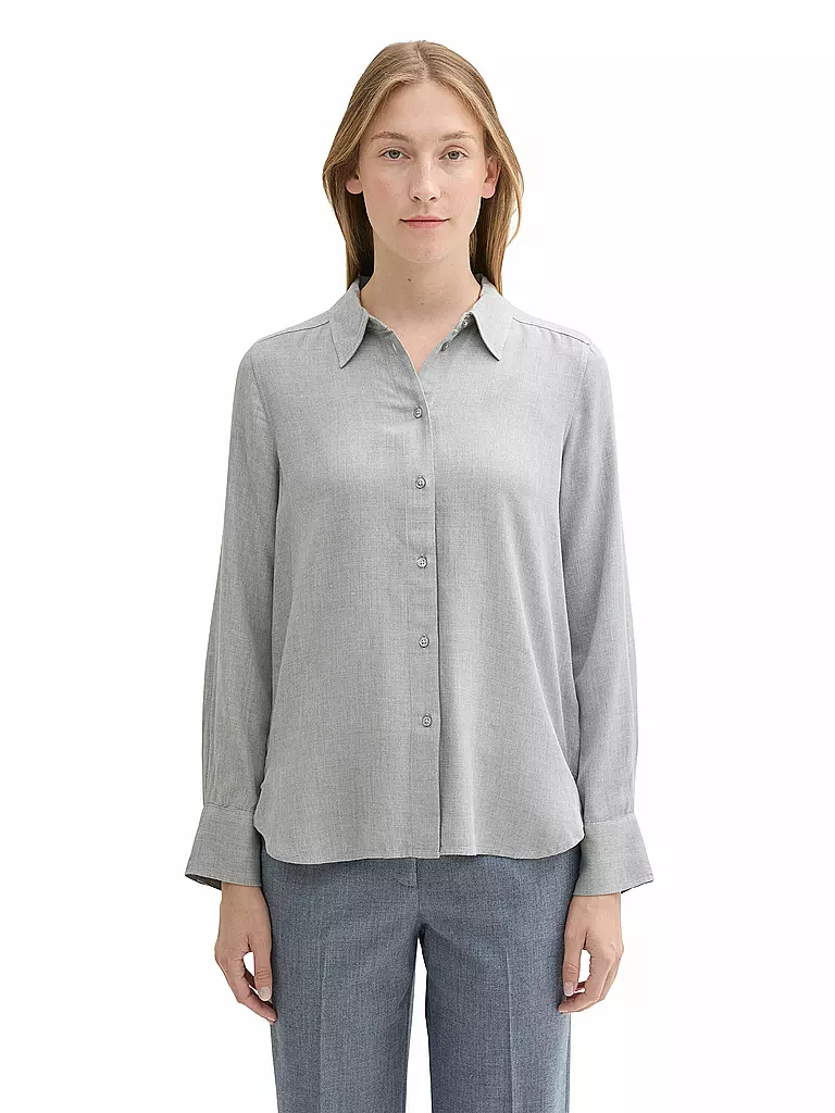TOM TAILOR Bluse grau