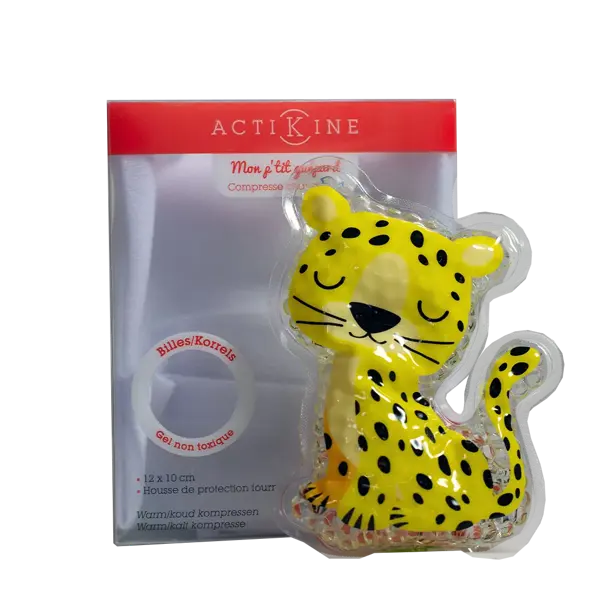 Actikiné Compresse Chaud/Froid billes kids - Guépard