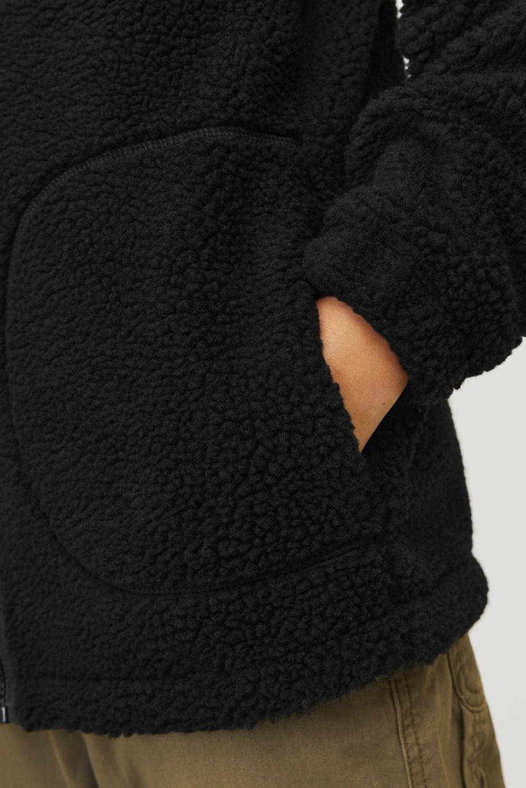 JACK & JONES teddy tussenjas JORVESTERBRO zwart