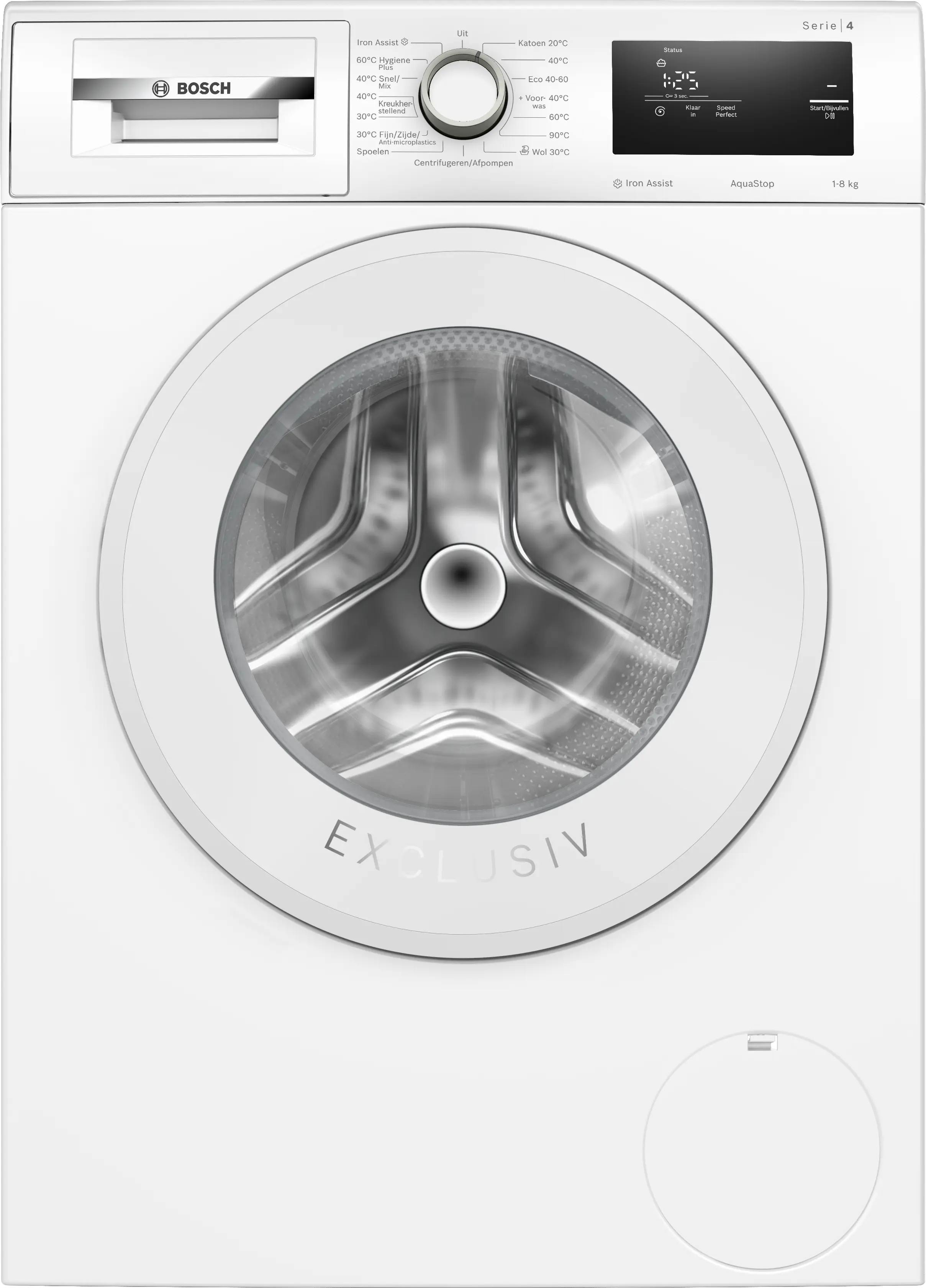 Serie 4 Wasmachine, voorlader 8 kg max. 1400 rpm