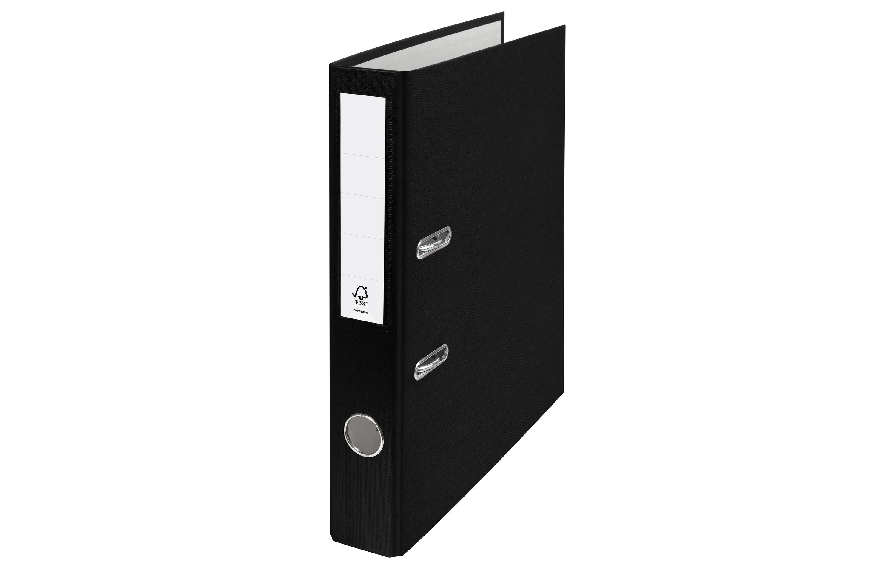 Ordner Swiss Edition ECO 5 cm, SchwarzKlassischer Ordner in Schwarz