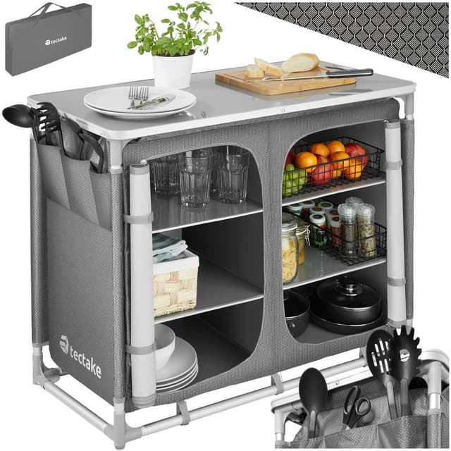Campingskab Deluxe med 6 rum