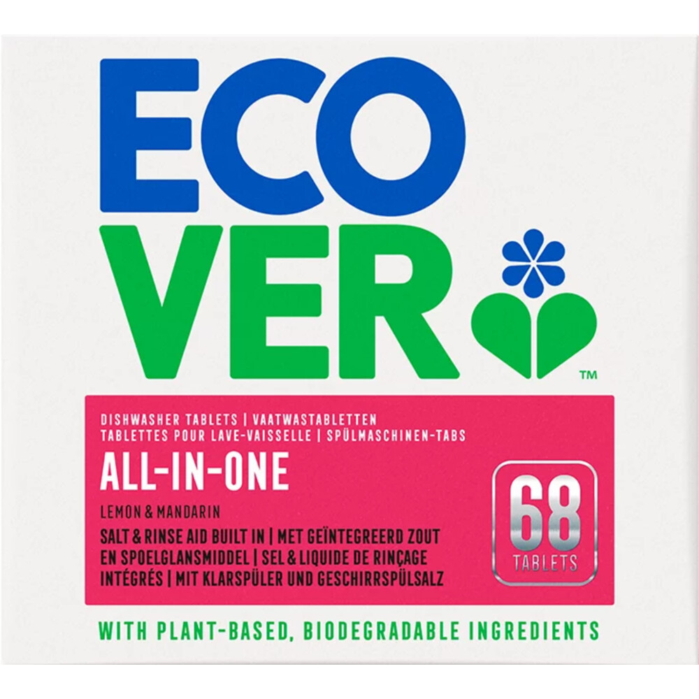 Ecover Vaatwastabletten All-in-One68 stuks