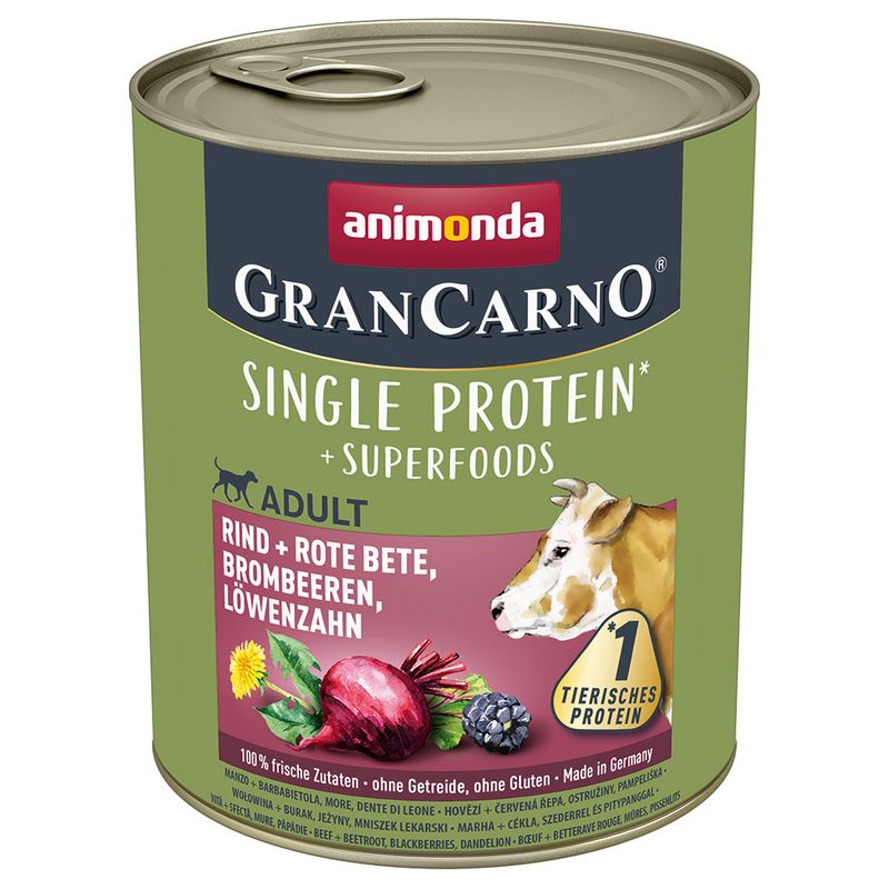 Lot mixte animonda GranCarno Adult Superfoods