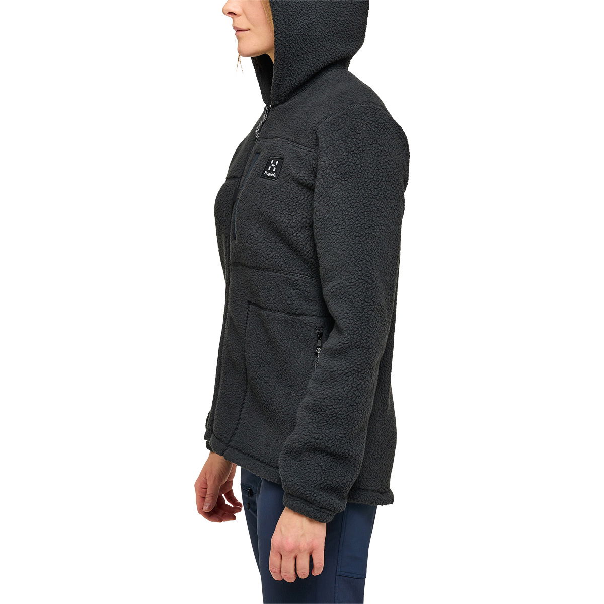 Haglöfs Malung Pile Hood Fleecetrøje Dame