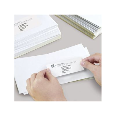 Avery - 840 Étiquettes adresse blanches - 63,5 x 38,1 mm - Impression laser - réf L7160-40