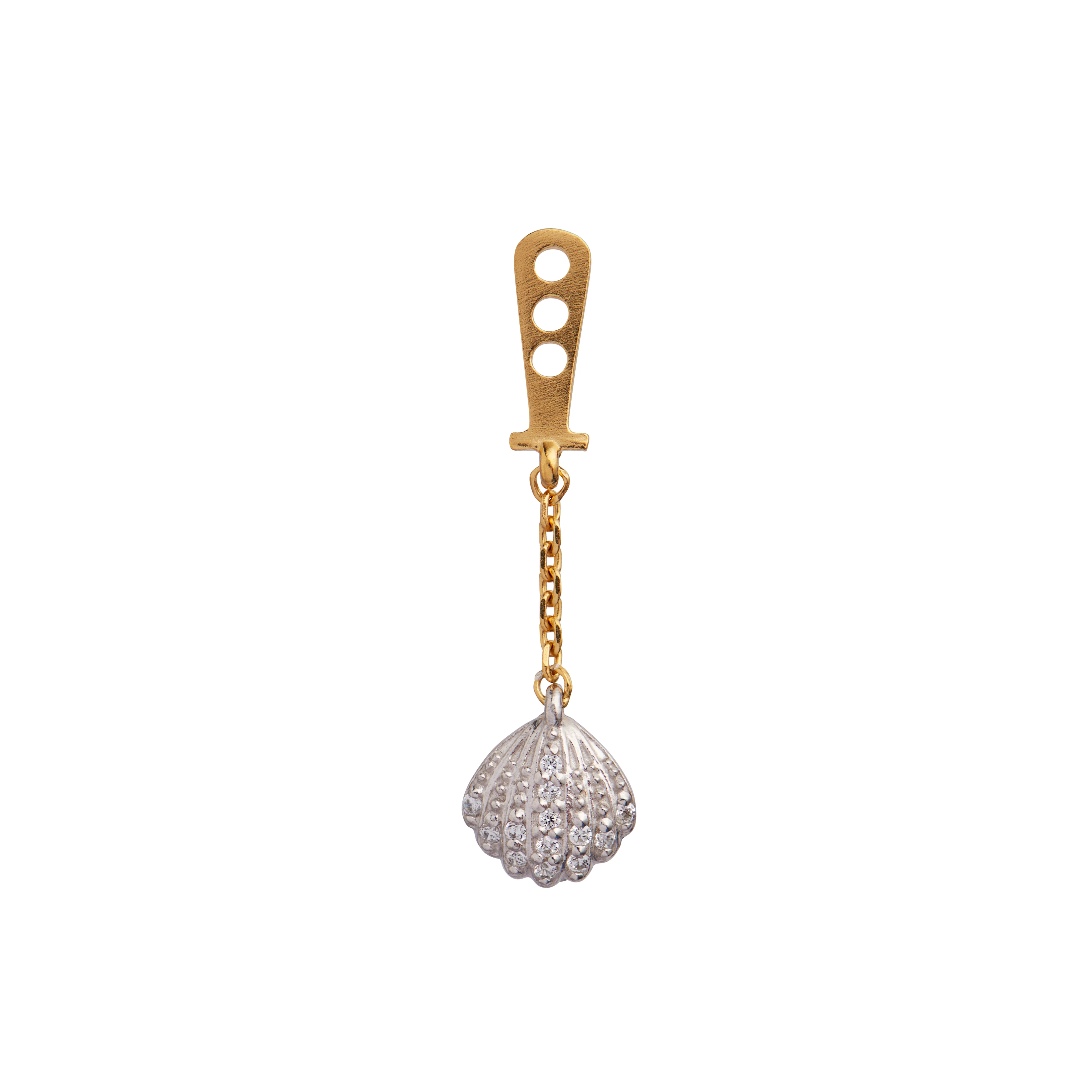 STINE A Jewelry  Tres Petit Vintage Shell behind ear ørering - forgyldt