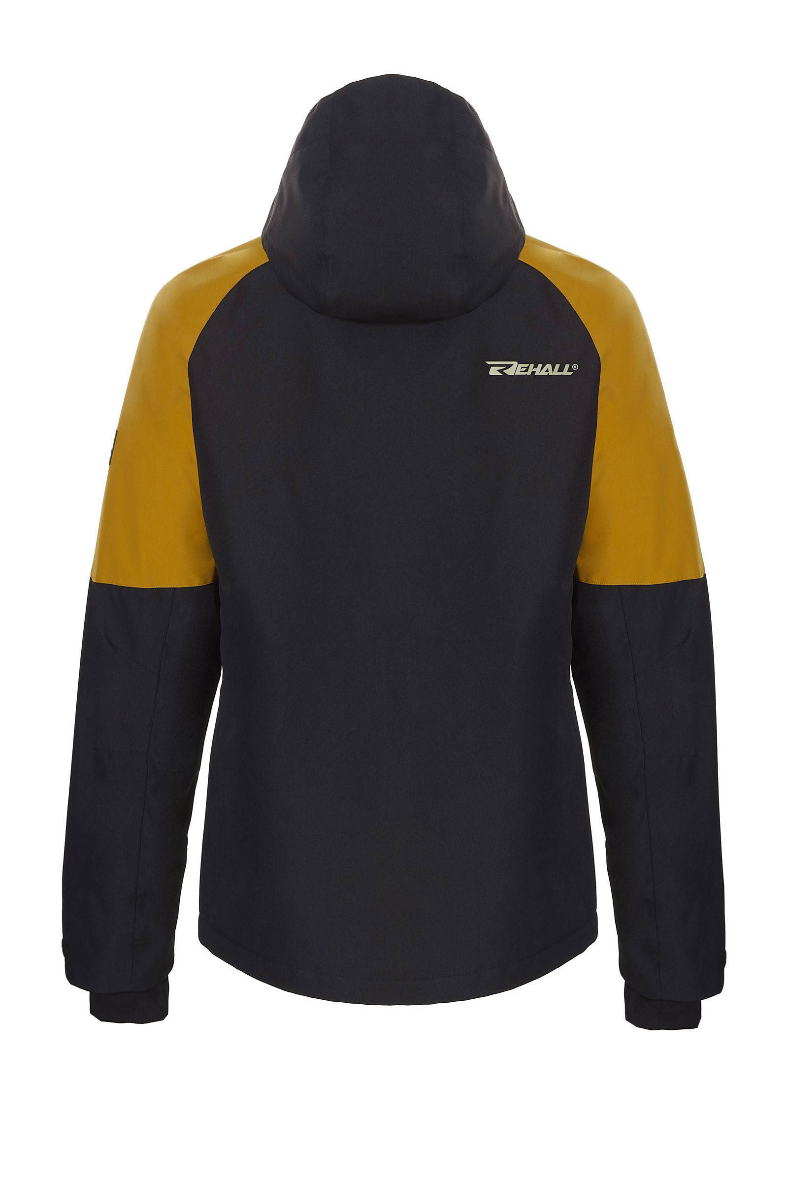 Rehall ski-jack Clive camel/zwart/grijs