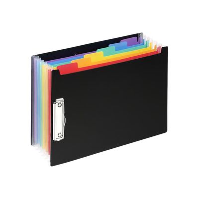 Viquel Rainbow Class - Trieur extensible 6 positions avec porte-bloc