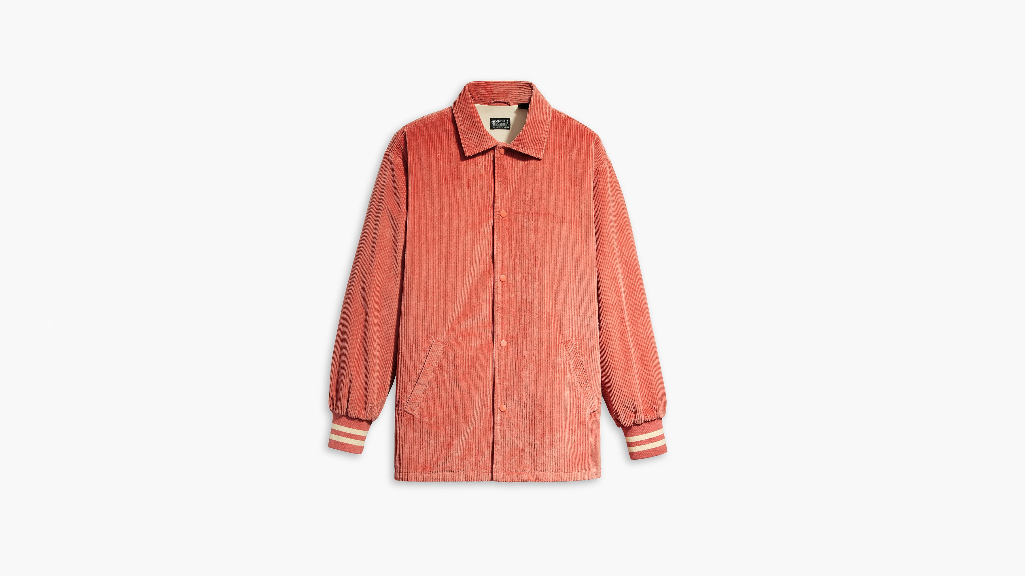 Levi's® Skateboarding veste Coaches - Dusty Cedar - Blanc