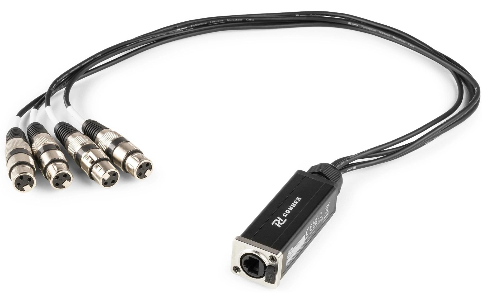 Audio-Kabel CX192 XLR 3 Pole, female - RJ45 0.7 mStagebox 4x XLRf auf RJ45