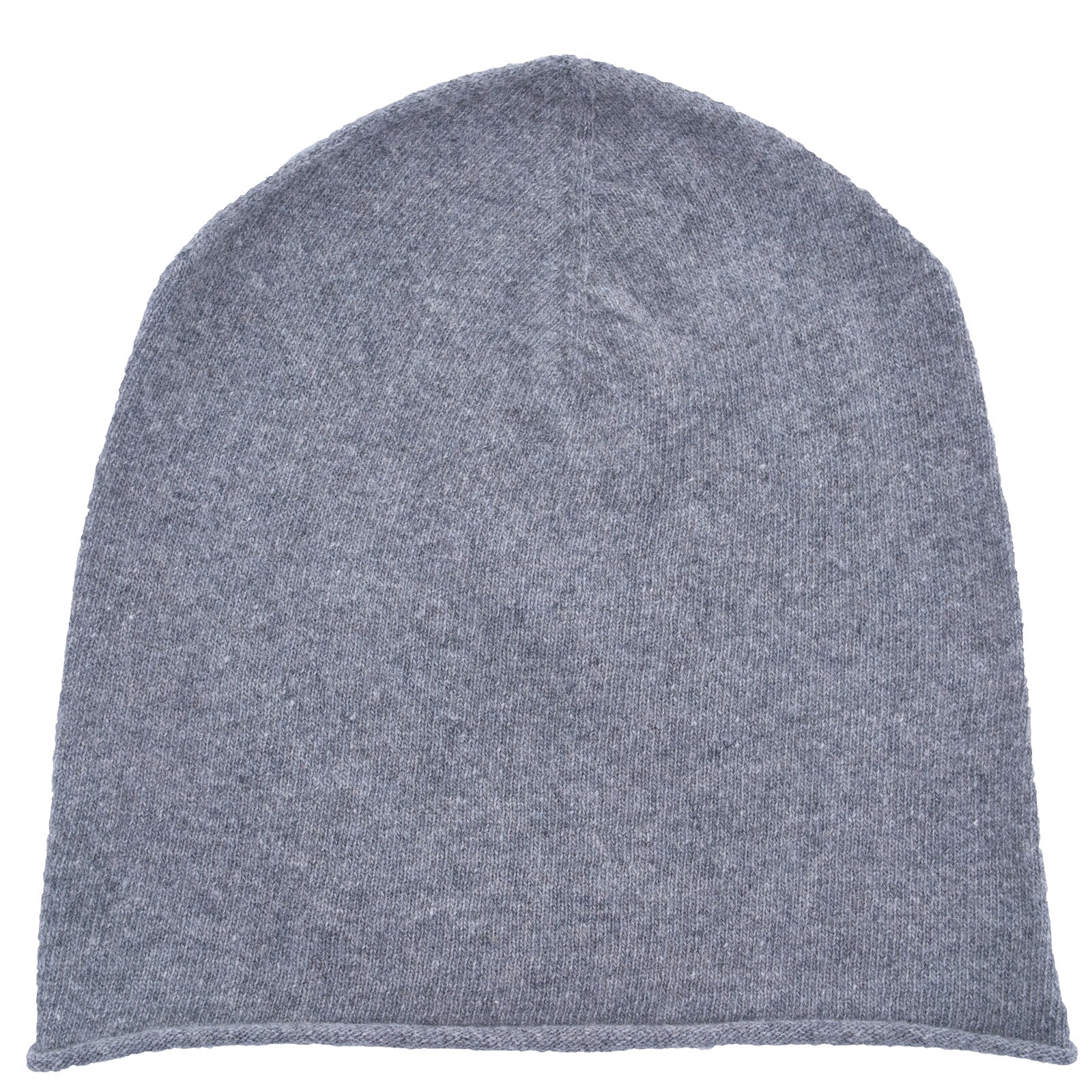 GOLDEN GOAT Strickmütze Arley Beanie Unisex Winter Mütze 100% Kaschmir Wolle Farbe: dove grey