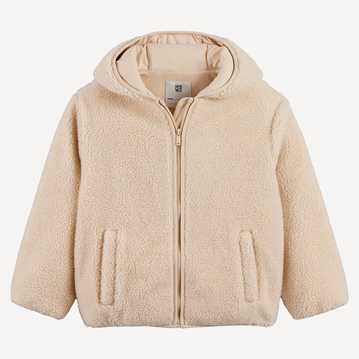 COLEÇÕES LA REDOUTE<br>Colete met kap em sherpa
