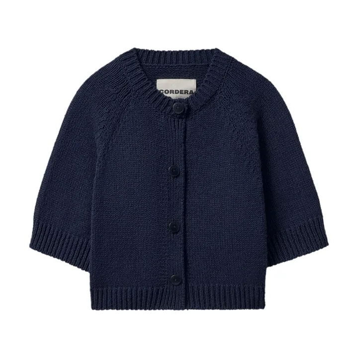 Cordera Gilet Manches Courtes Boutonné | Bleu marine