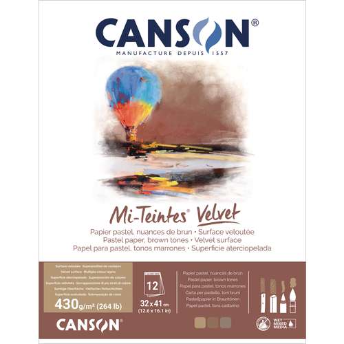 CANSON® Mi-Teintes® Velvet Pastellblock