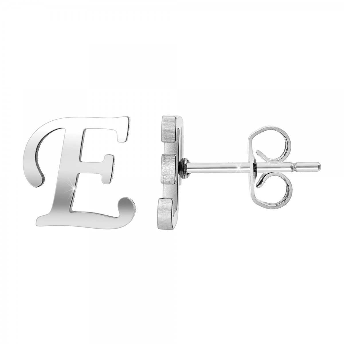 Boucles d'oreilles lettre E par SC Bohème