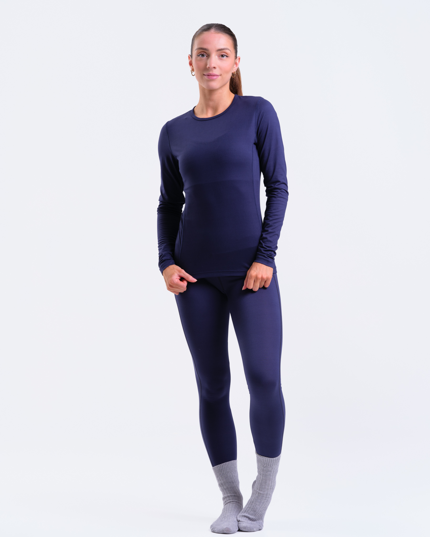 LEVITY Versatile Synthetic Baselayer LS Blue Navy