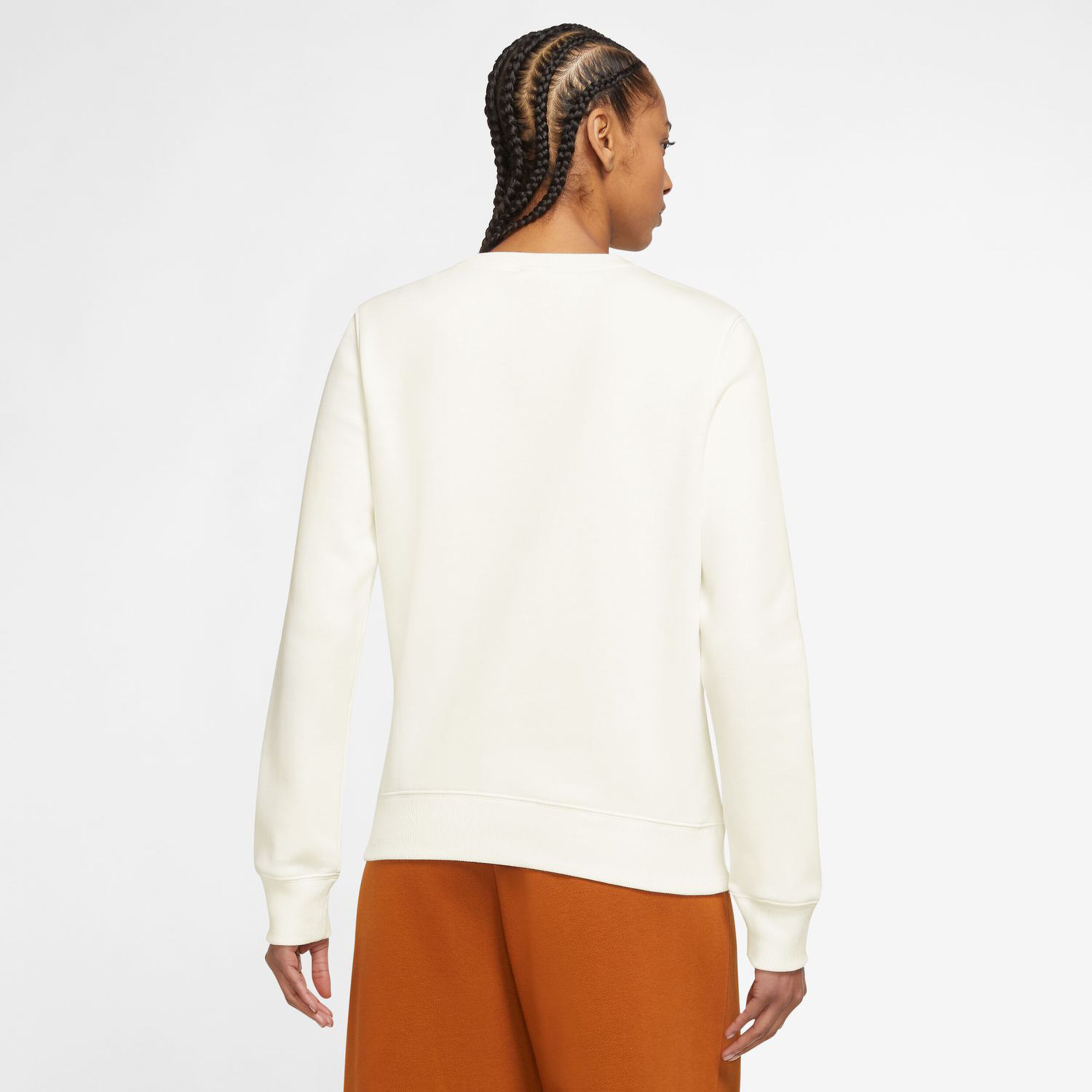 Nike Phoenix Fleece Crew Sweat-shirt Femmes - Blanc , Noir