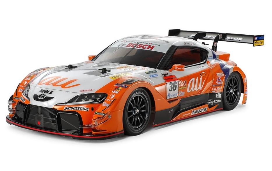 Tourenwagen Toyota GR Supra GT500, TT-02 1:10, Bausatz<br>Tom's GR Supra auf bewährtem TT-02 4WD Chassis