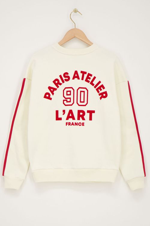 Witte sweater 