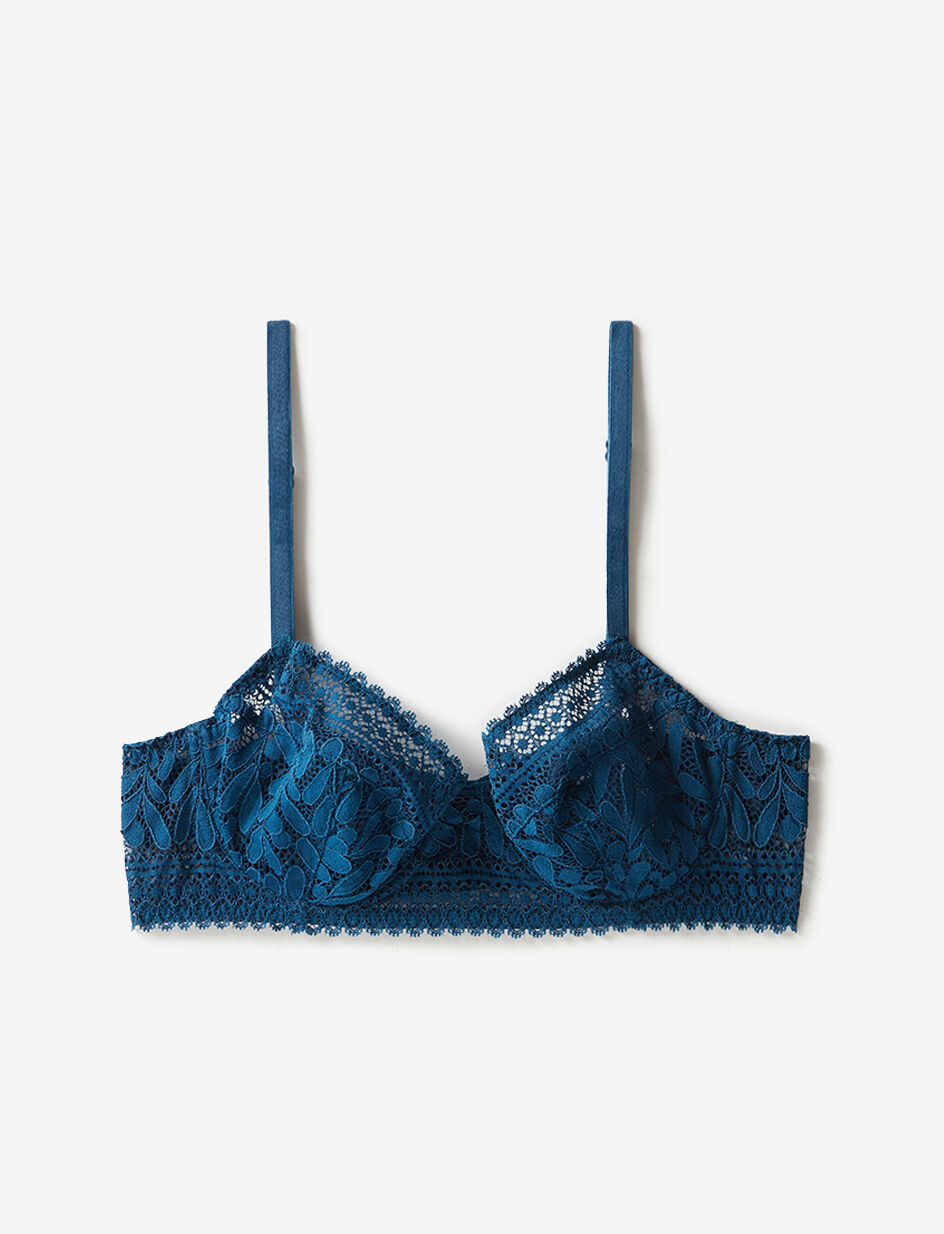 Soutien-gorge avec armatures - bleu transat