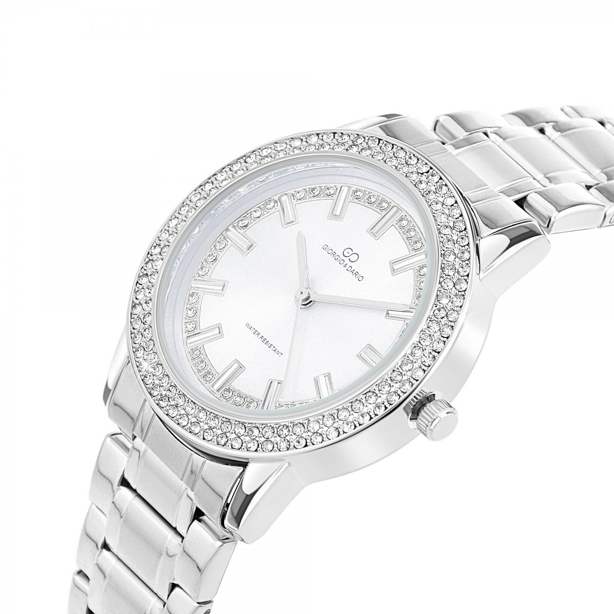 Montre Andréa élégante ornée de Cristaux scintillants SC Crystal