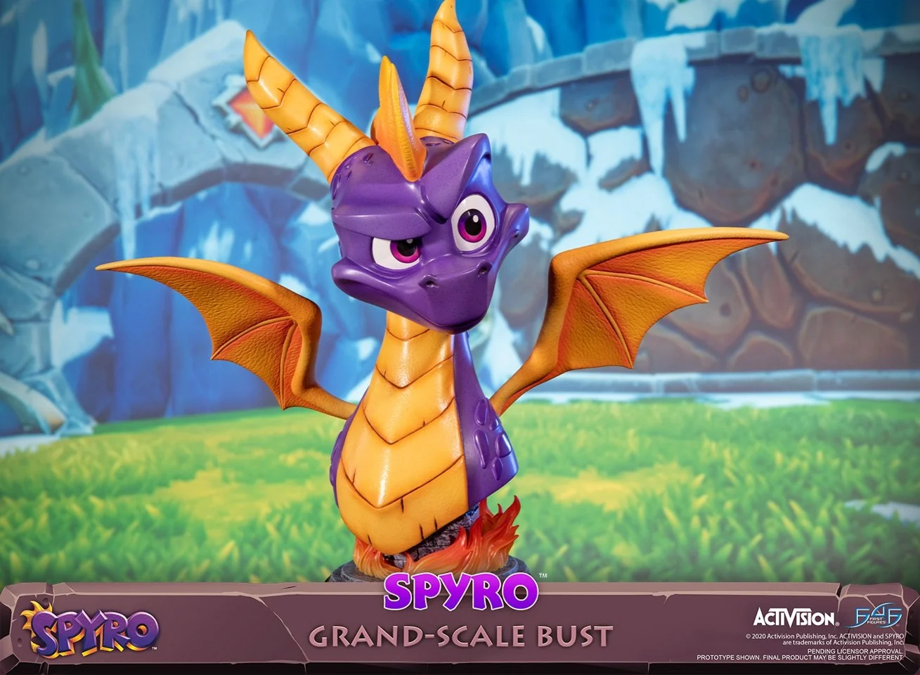 First4Figures - Spyro The Dragon (Spyro Grand-Scale Bust) RESIN Statue /Figure