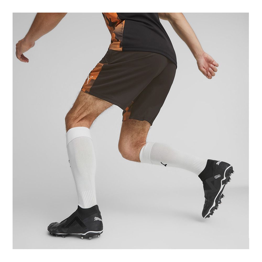 Puma OM TRG - Short Homme black/rickie orange