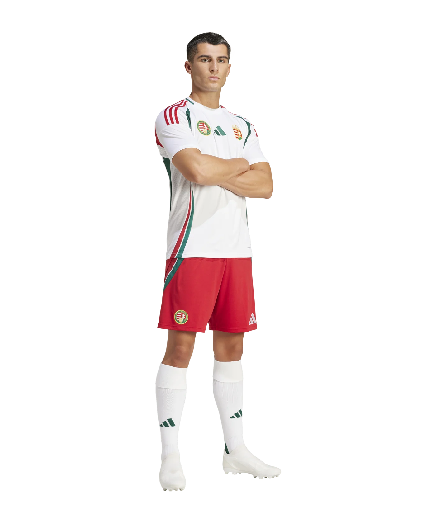 adidas Ungarn Trikot Away 2024 Weiss