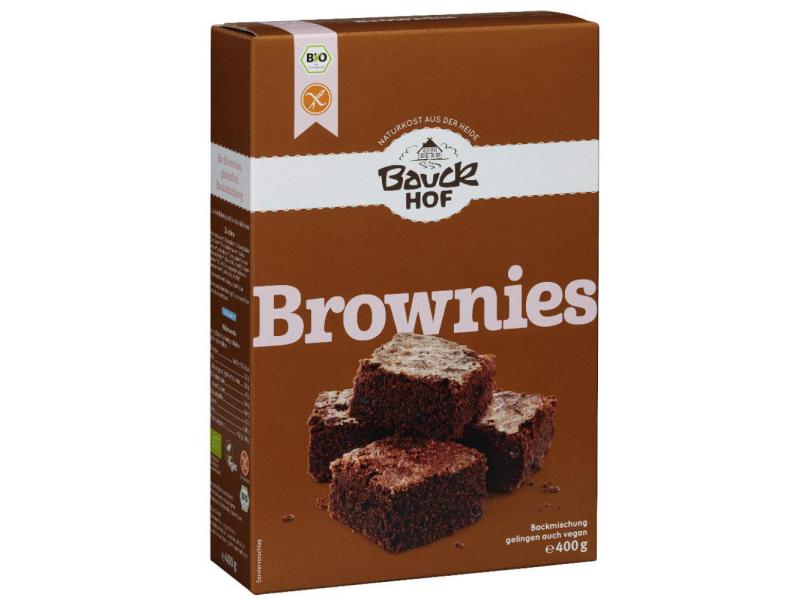 Bauck Mühle Backmischung Brownies glutenfrei 400 g Bio Backmischung Brownies glutenfrei
