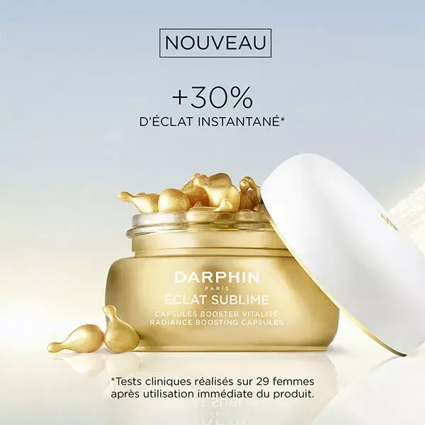 Cápsulas Darphin Vitality Booster com Pró-Vitaminas C e E