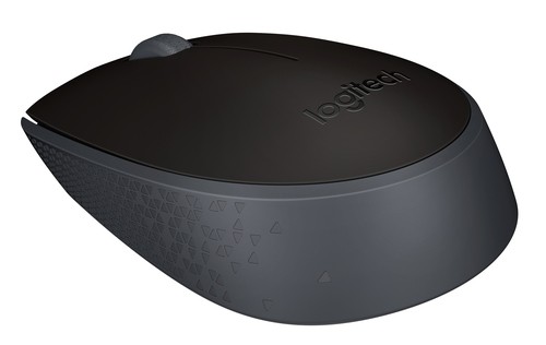 Logitech - M171 RF Wireless Optical 1000DPI Ambidextrous Black