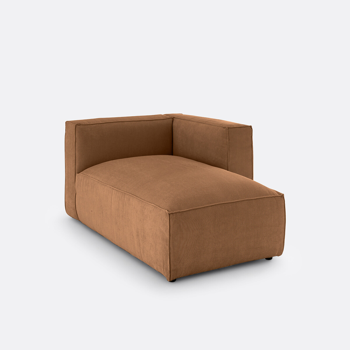LA REDOUTE INTERIORS<br>Poltrona modular de veludo canelado, Seven