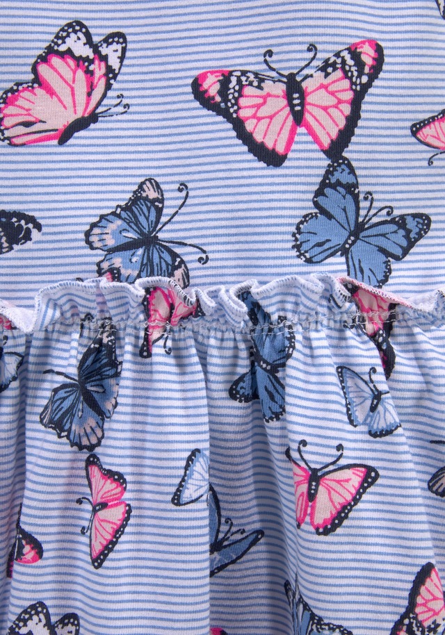 KIDSWORLD Jerseykleid »für kleine Mädchen« sommerliche Anlässe und Partys,  kniefreie Länge,  modische Note