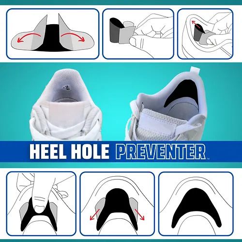 trainer armour heel hole preventer 609 hh black
