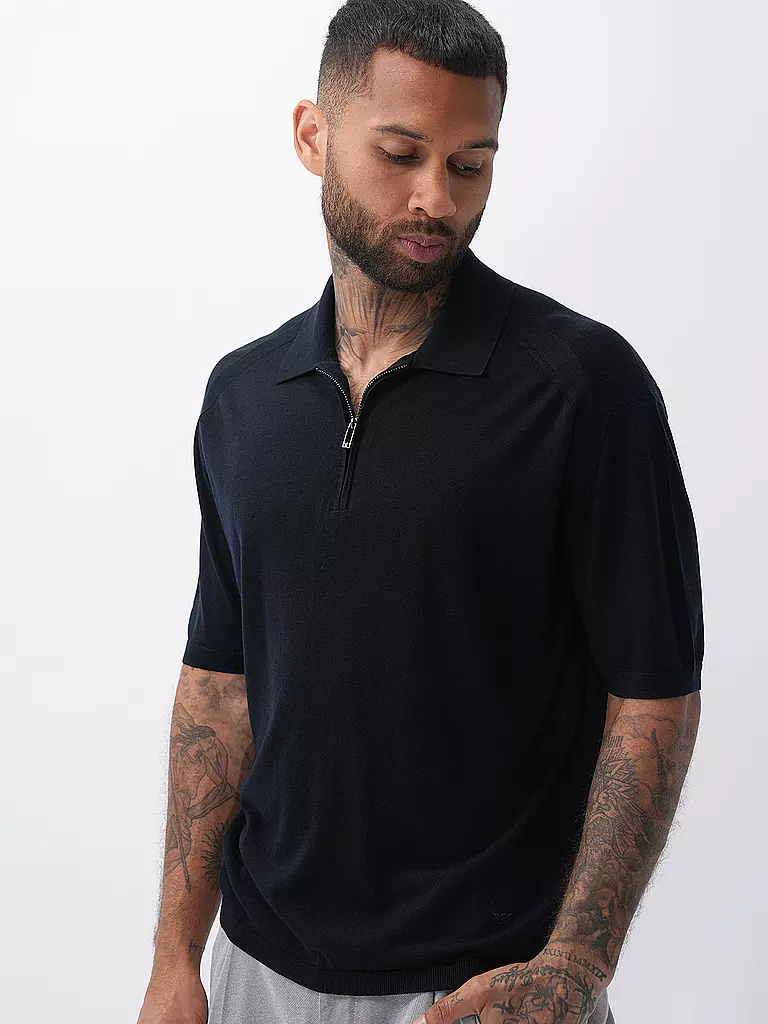 EMPORIO ARMANI Poloshirt dunkelblau