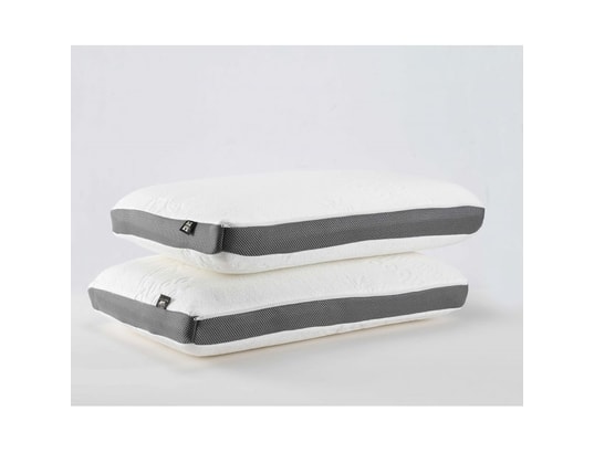 HERZBERG - Oreiller rectangle Oreiller en bambou à mémoire de forme hg3d6040-wht