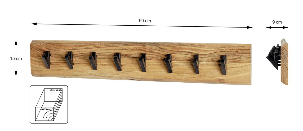 Linea Natura Wandgarderobe RIVERA