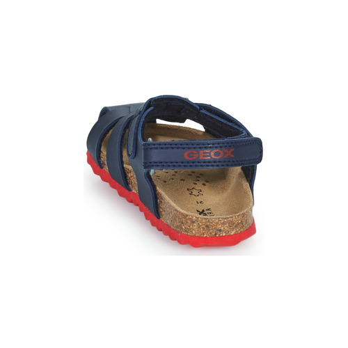 Geox - B SANDAL CHALKI BOY - Marine / Rouge