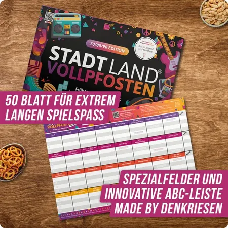 Denkriesen Stadt Land Vollpfosten - 70/80/90 Edition 