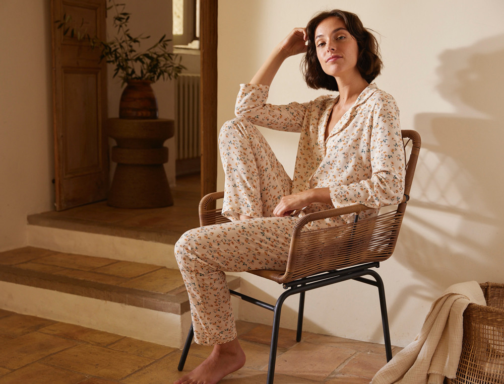 Pyjama femme-Charme bucolique