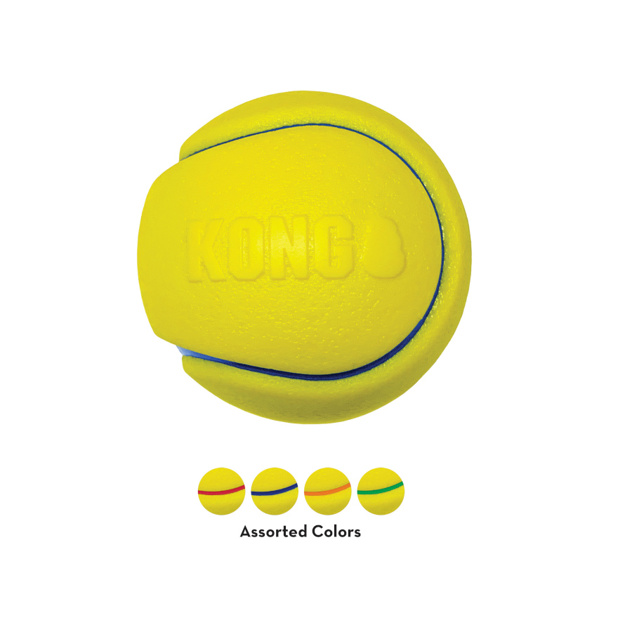 Bola de tênis Kong Squeezz para cães