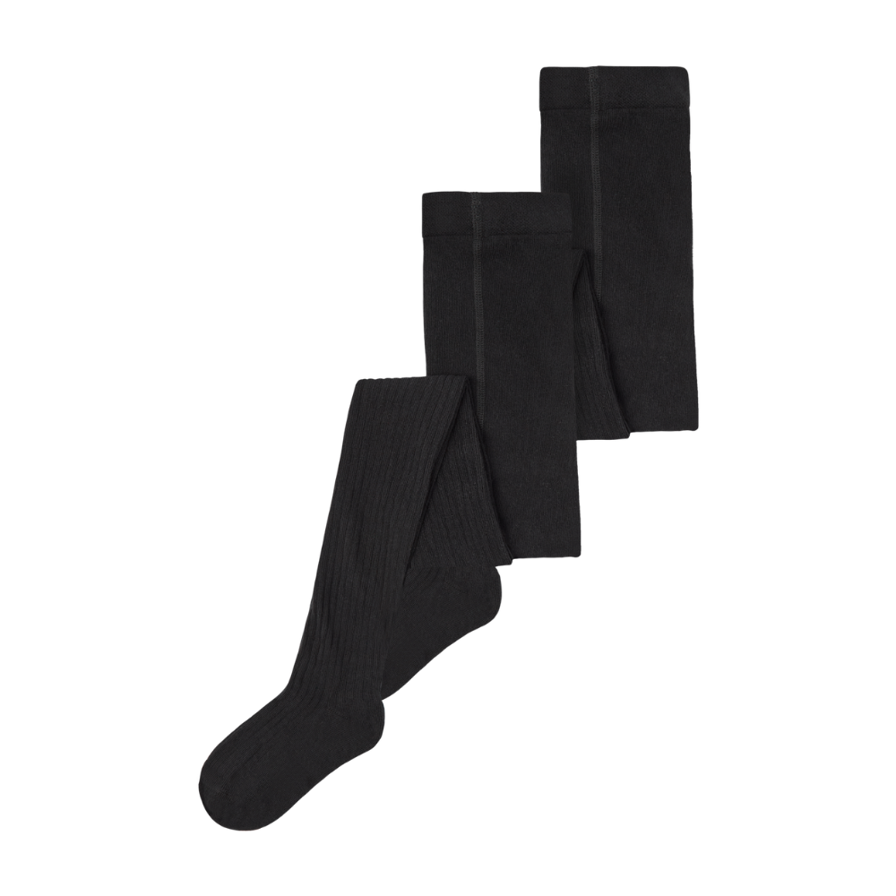 Name It Strømpebukser Rib 2-pak