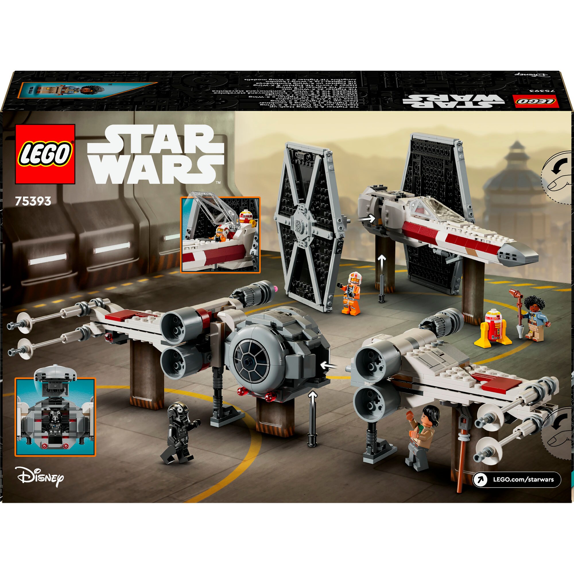 LEGO Konstruktionsspielzeug Star Wars Mashup aus TIE Fighter & X-Wing
