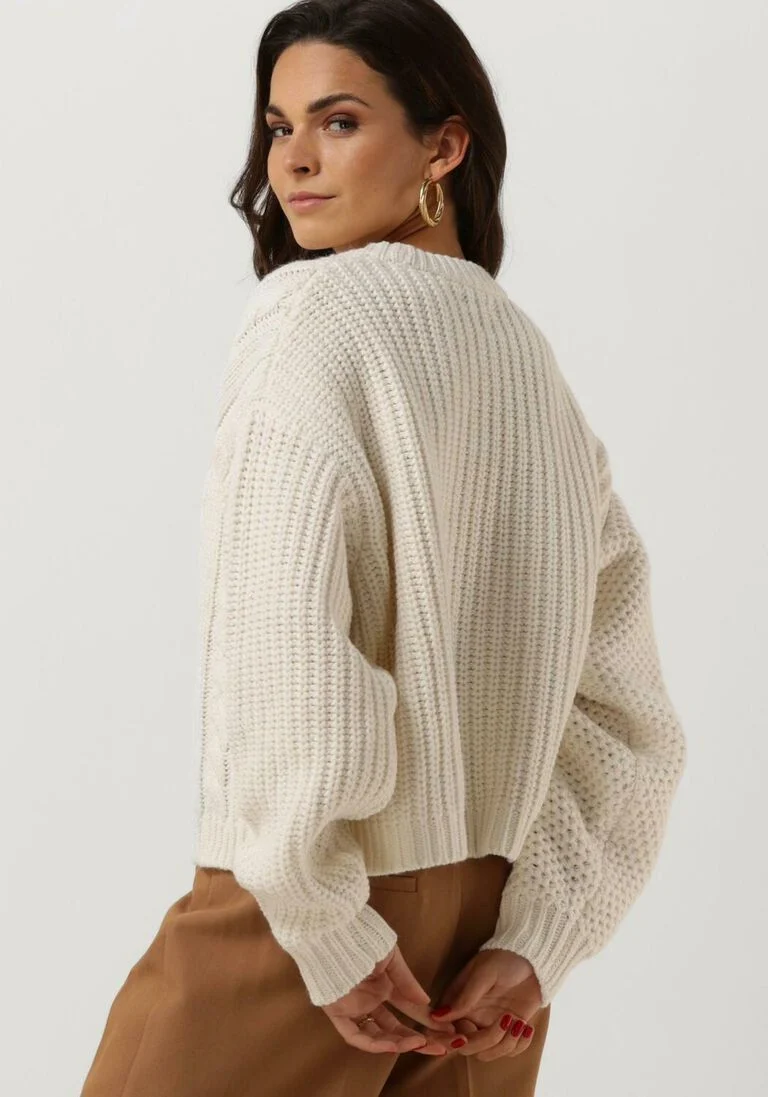 ENVII witte envii trui enblanca ls cabel knit 5250