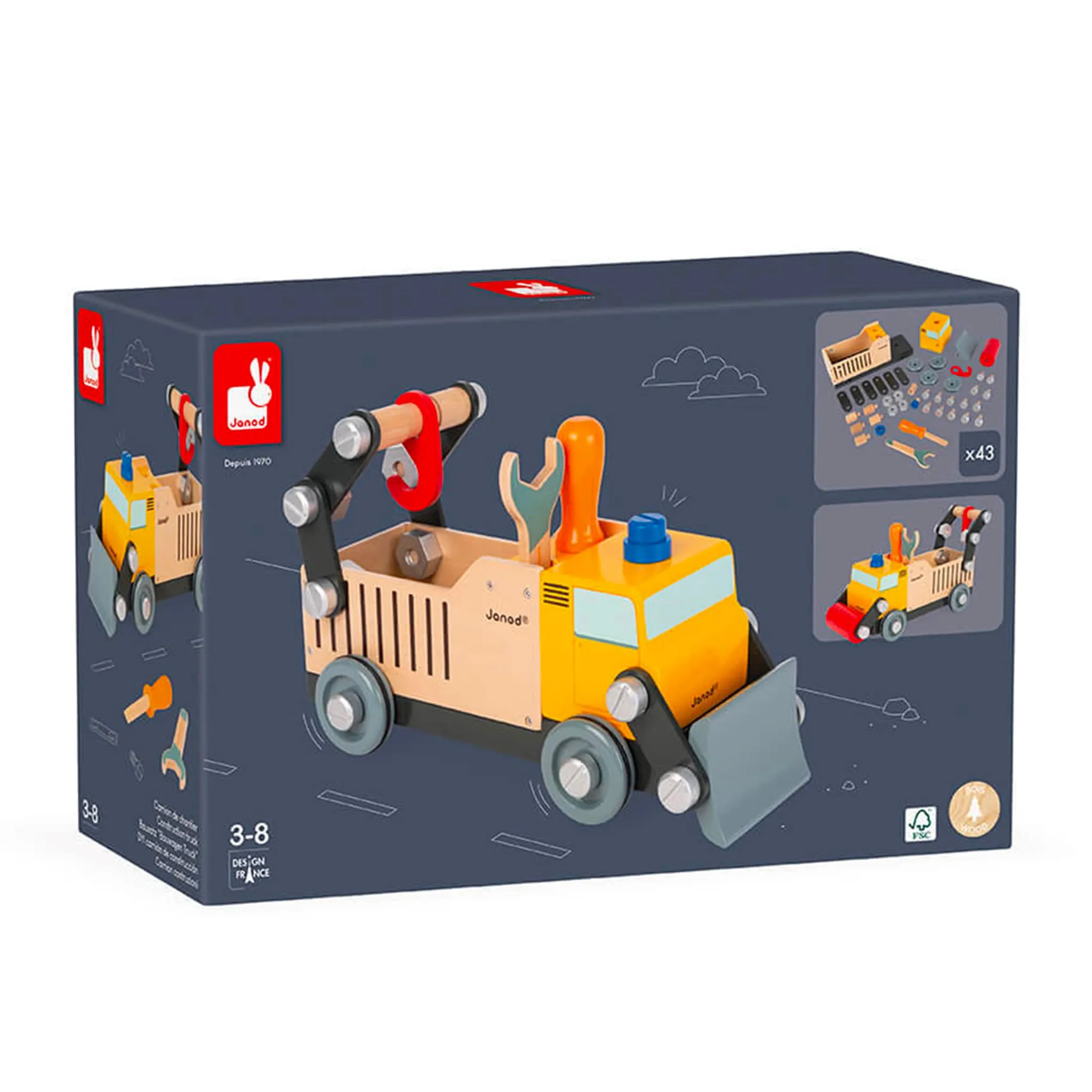 Janod Camion De Chantier À Construire