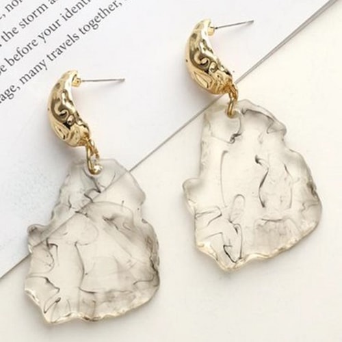 Boucles d'oreilles - Alliage - Doré