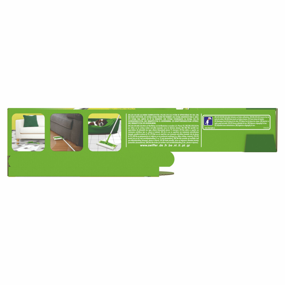 Swiffer Starterskit met 1 Handvat + 2 Droge Doekjes Navullingen1 set
