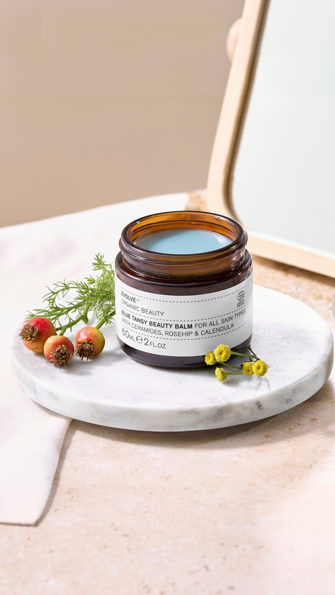 Evolve Organic Beauty  Blue Tansy Beauty Balm, 60 ml